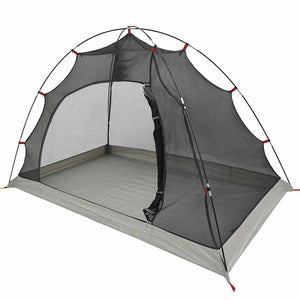 Zelt mit Dach & Stauraum, Grau/Schwarz 236cm