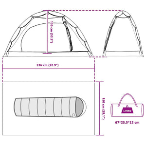 Campingzelt mit Dach und Stauraum