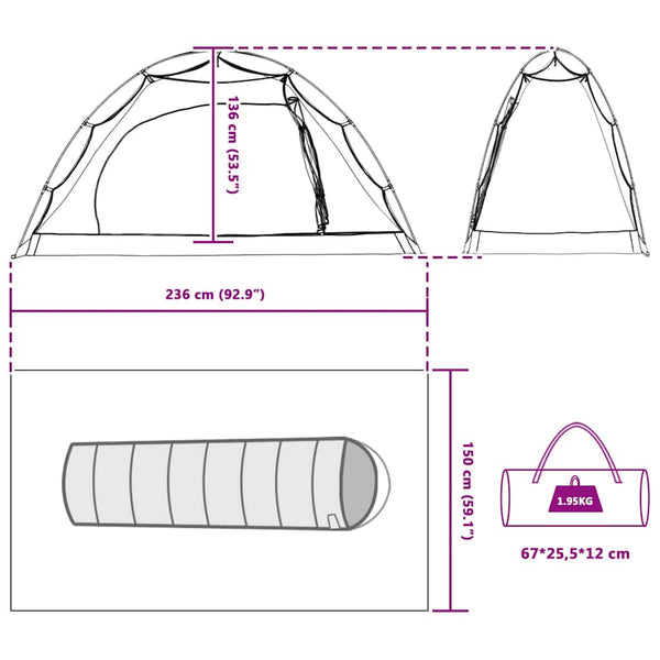 Campingzelt mit Dach und Stauraum