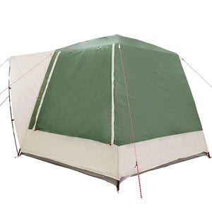 Campingzelt Hütte Grün 420x420 cm