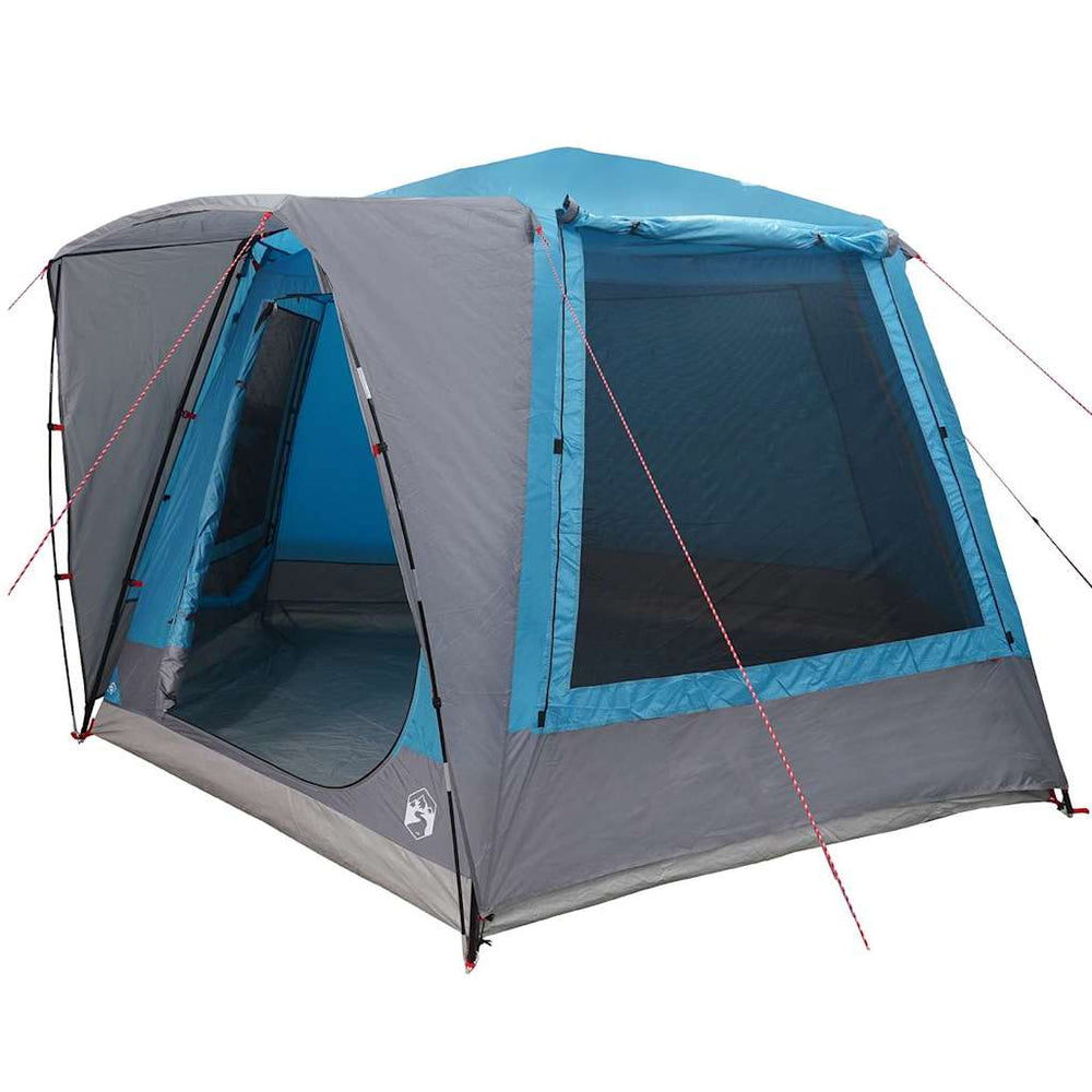 Blaues Campingzelt mit Dach 420x420x227cm