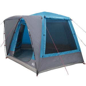 Blaues Campingzelt mit Dach 420x420x227cm