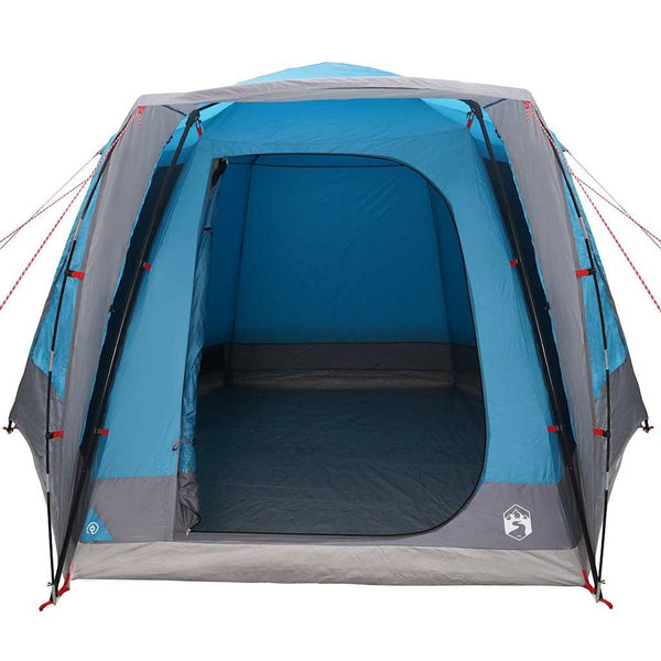 Blaues Campingzelt mit Dach 420x420x227cm