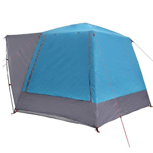 Blaues Campingzelt mit Dach 420x420x227cm