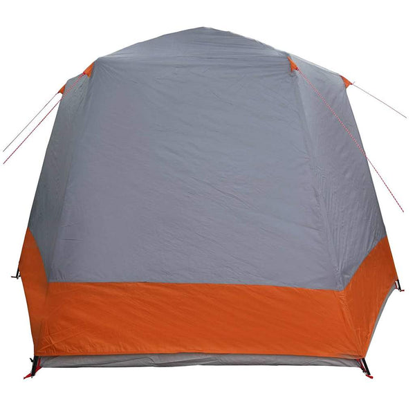 Campingzelt Hütte Grau/Orange 420x420cm