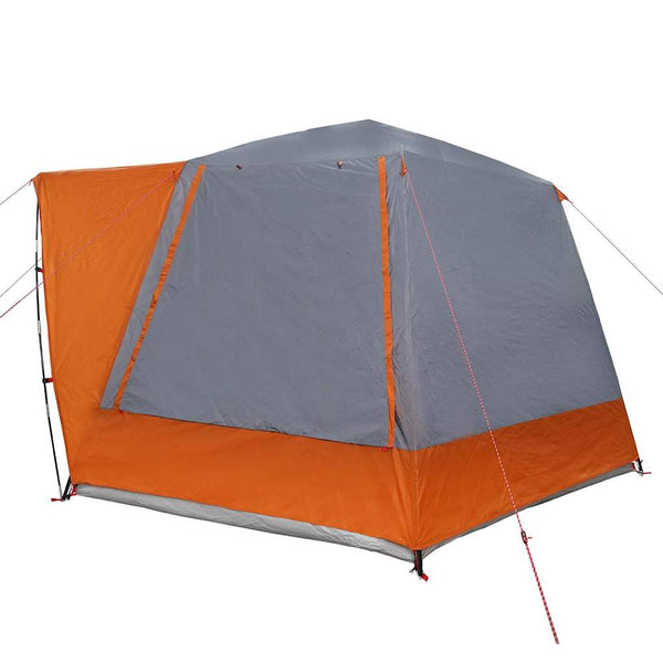 Campingzelt Hütte Grau/Orange 420x420cm