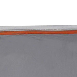 Wasserdichte Campingplane 240x300cm Grau/Orange
