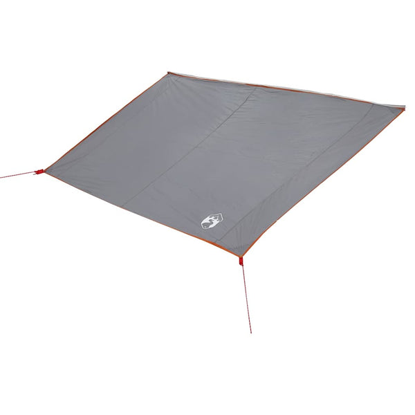 Wasserdichte Campingplane 240x300cm Grau/Orange