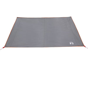 Wasserdichte Campingplane 240x300cm Grau/Orange