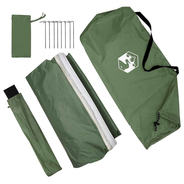 Wasserdichtes Camping Tarp mit Dach