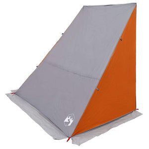 Heckklappenzelt Grau & Orange