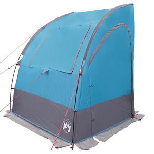 Heckklappenzelt Blau mit Dach