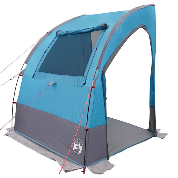 Heckklappenzelt Blau mit Dach