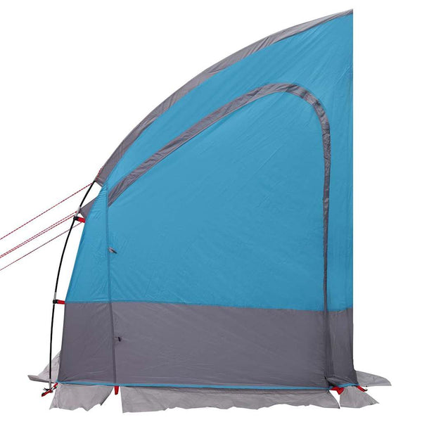 Heckklappenzelt Blau mit Dach