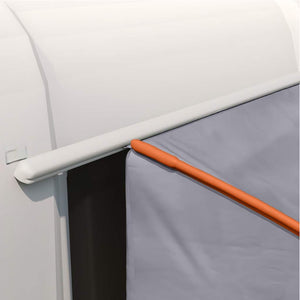 Heckklappenzelt Grau/Orange 194x180x210cm