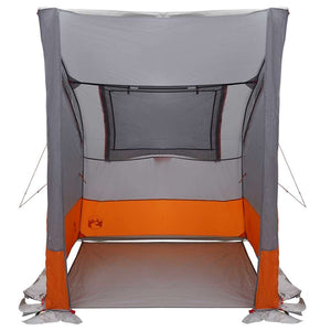 Heckklappenzelt Grau/Orange 194x180x210cm