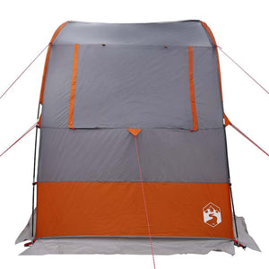 Heckklappenzelt Grau/Orange 194x180x210cm