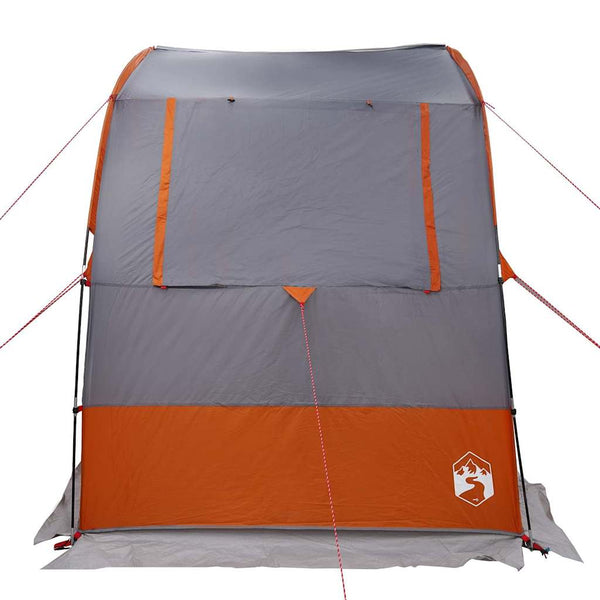 Heckklappenzelt Grau/Orange 194x180x210cm