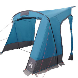 Heckklappenzelt Blau mit Dach