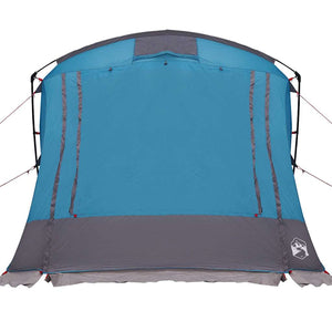 Heckklappenzelt Blau mit Dach