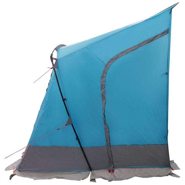Heckklappenzelt Blau mit Dach