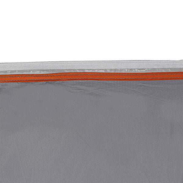 Heckklappenzelt Grau/Orange 285x255x245cm