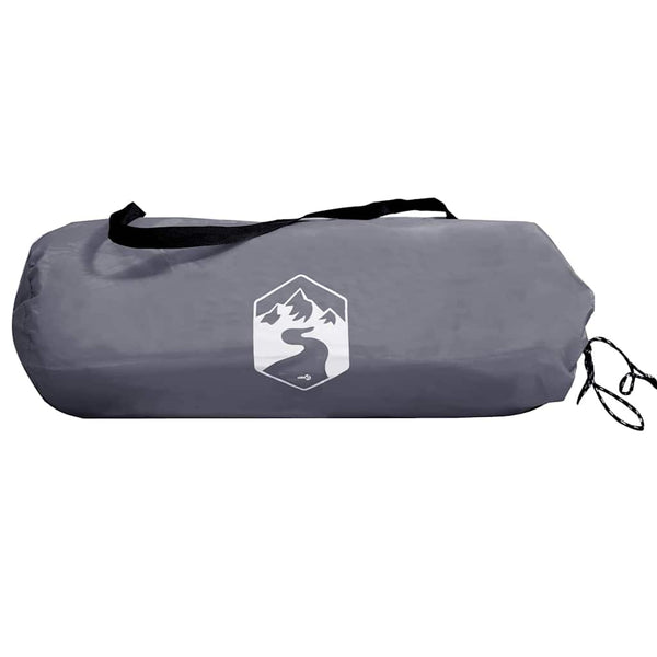 Heckklappenzelt Grau/Orange 285x255x245cm