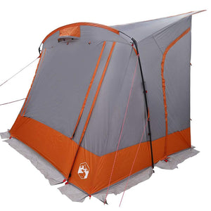 Heckklappenzelt Grau/Orange 285x255x245cm