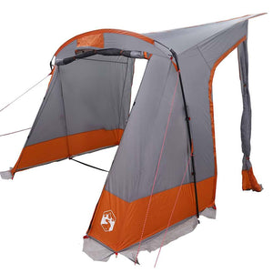 Heckklappenzelt Grau/Orange 285x255x245cm