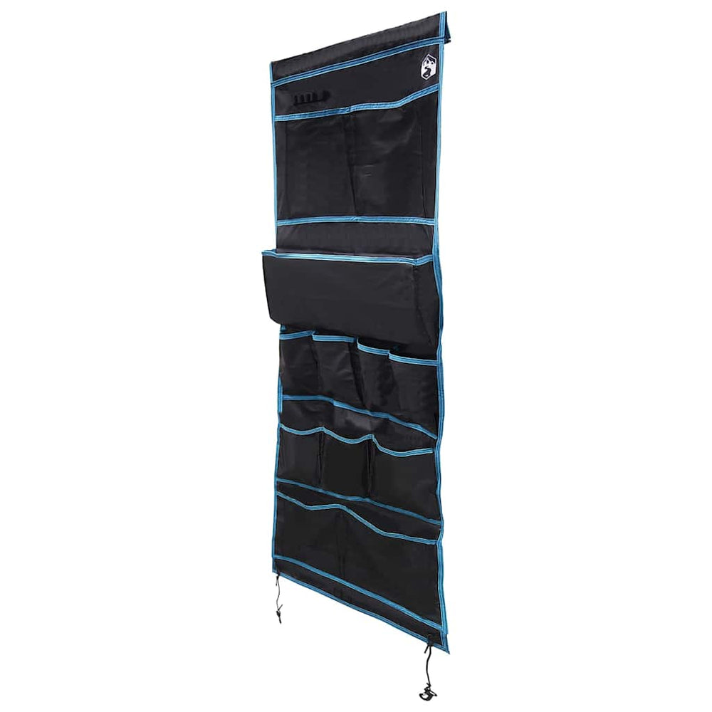 vidaXL Sac de rangement noir et bleu 161 x 58,5 cm Oxford