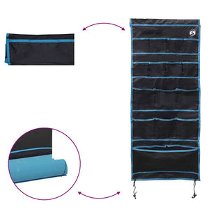 Camping Aufbewahrungstasche, 125 cm, Schwarz/Blau