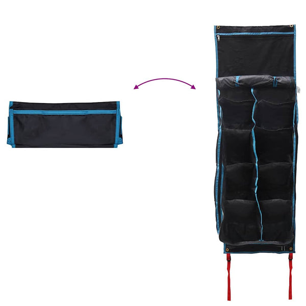 Aufbewahrungstasche Schwarz Blau 140x43cm