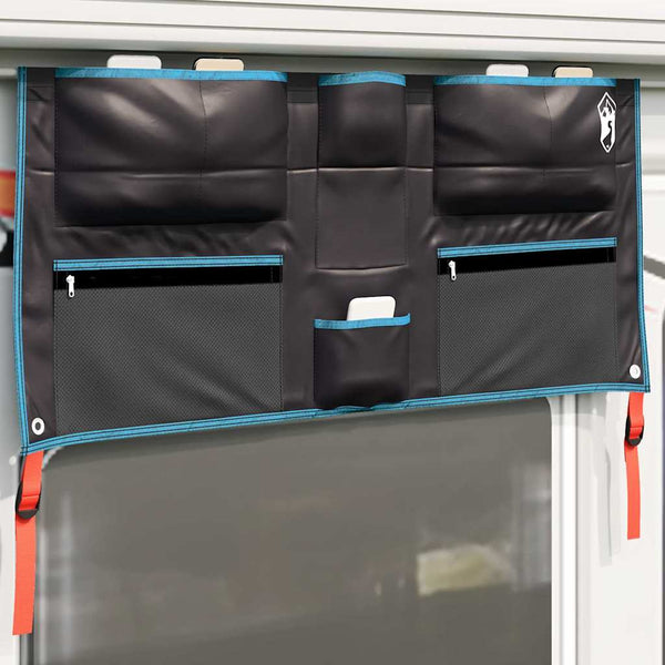 Oxford Aufbewahrungstasche Schwarz/Blau 98x47cm