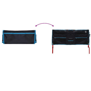 Oxford Aufbewahrungstasche Schwarz/Blau 98x47cm