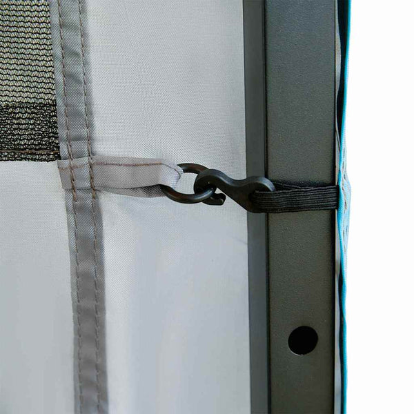 Hängender Zelt Organizer Grau/Blau
