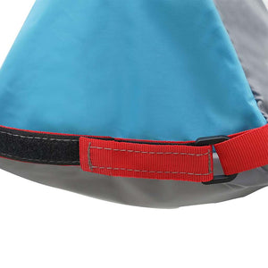 Zelt Aufbewahrungstasche 4er-Set Grau Blau