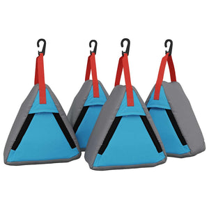 Zelt Aufbewahrungstasche 4er-Set Grau Blau