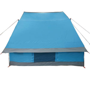 Campingzelt mit Dach und Stauraum, Blau
