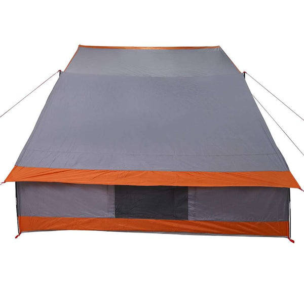 Campingzelt mit Dach Grau/Orange