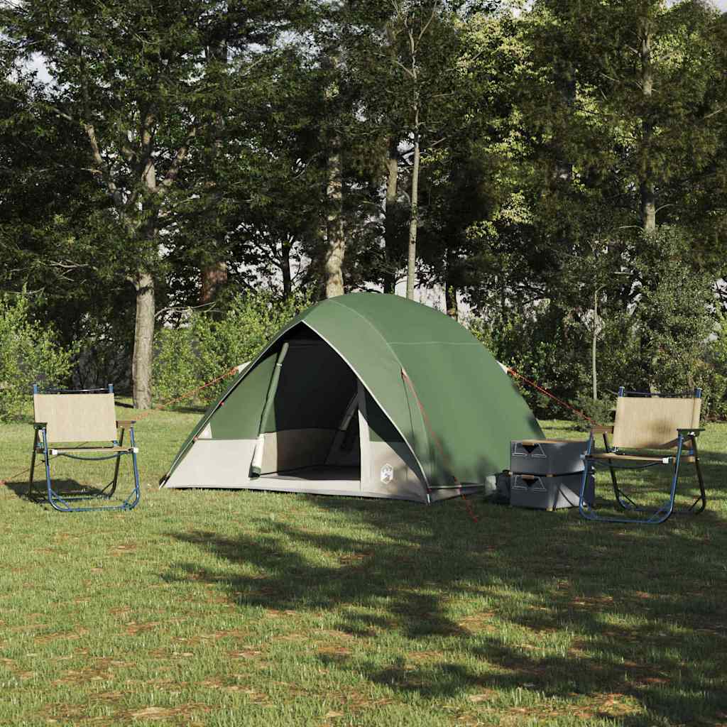 Campingzelt mit Dach und Stauraum Grün