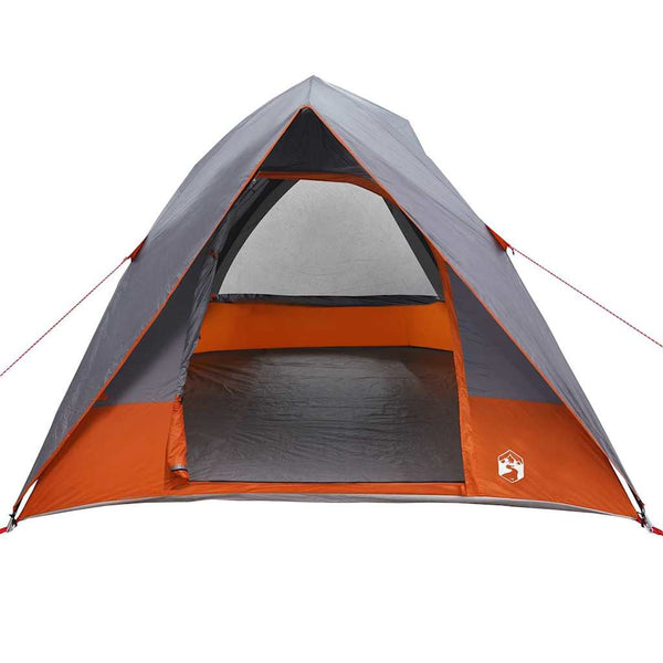 Campingzelt mit Dach Grau/Orange 320x275x190cm
