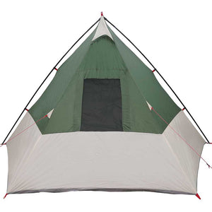 Tipi Zelt Grün mit Dach