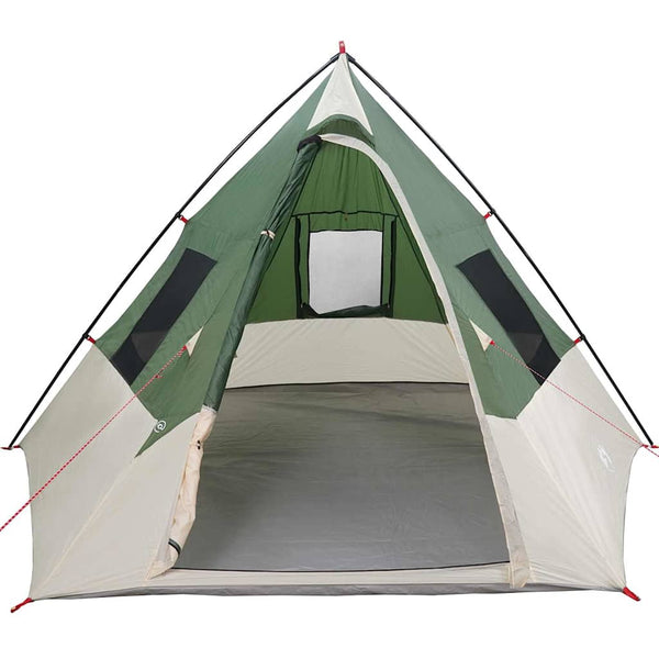 Tipi Zelt Grün mit Dach