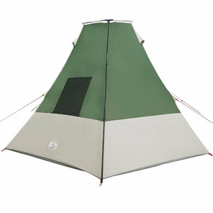 Tipi Zelt Grün mit Dach