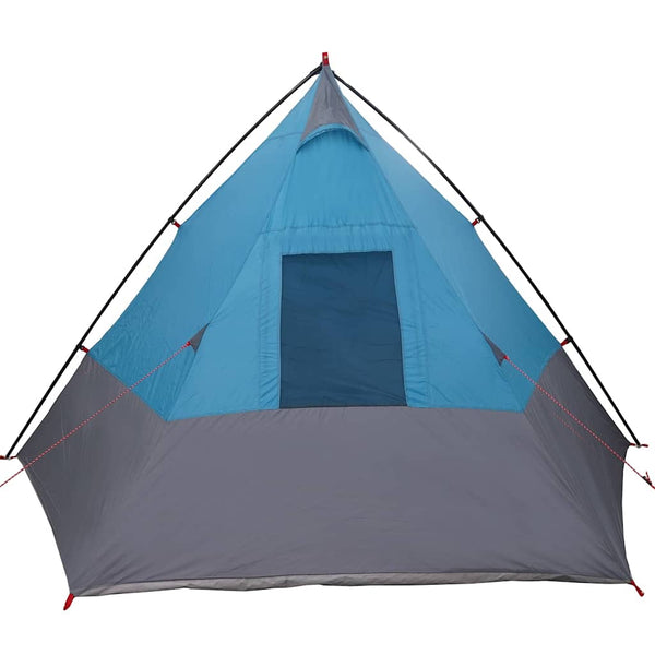 Tipi Zelt mit Dach Blau 383x338x217cm