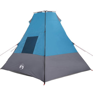 Tipi Zelt mit Dach Blau 383x338x217cm
