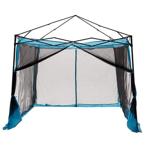 Blaues Innenzelt mit Dach 303x303x196cm