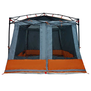 Grau-Orange Innenzelt mit Dach 291x291x240cm