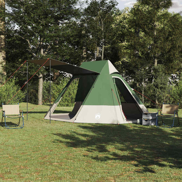 Geräumiges Campingzelt mit Dach Grün