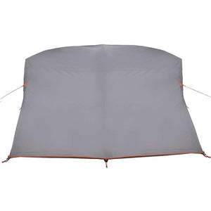 Campingzelt mit Dach Grau/Orange 275x230x140cm